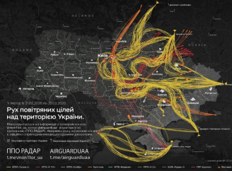 Масований удар у ніч на 22 лютого: Росія застосувала 345 засобів повітряного нападу