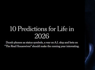The New York Times оприлюднив десять прогнозів трендів на 2026 рік