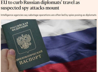 ЄС обмежить пересування російських дипломатів через підозри у шпигунстві