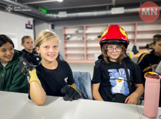 На Ніжинщині школярі пройшли заняття з безпеки у відновленому укритті