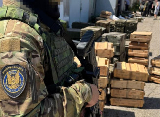 СБУ виявила російський арсенал у Харкові: зброю готували для диверсантів