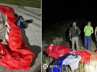 Мешканець Хмельниччини хотів перелетіти до Молдови на параплані, але його затримали прикордонники