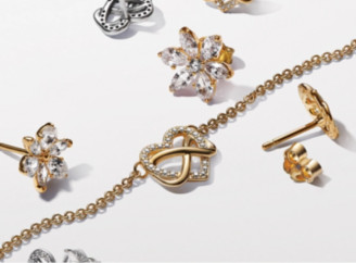 В чем отличия серьг-пусетов и колье на шею от ювелирного бренда Pandora