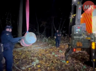 У лісі Ніжинського району сапери знищили бойову частину російської ракети Х-101