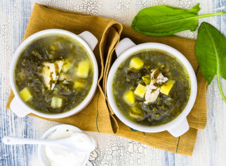 Рецепт смачного зеленого борщу зі щавлем: як у бабусі