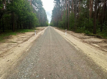 На Чернігівщині завершили ремонт лісової дороги протяжністю майже 3 км