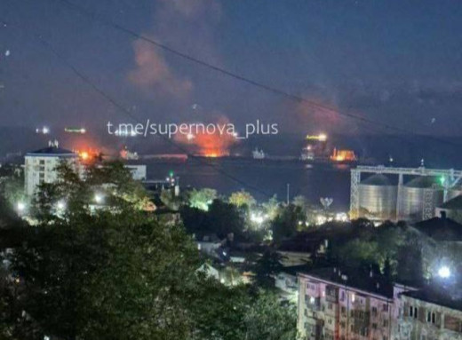 Дрони СБУ атакували нафтовий термінал і танкер у Туапсе фото