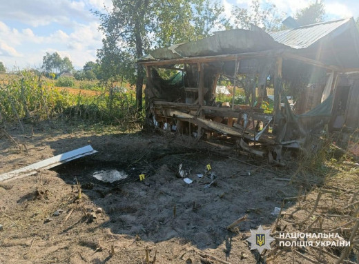 На Чернігівщині внаслідок атаки дронами пошкоджено вежу зв’язку фото