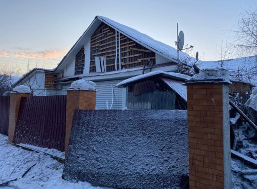 БпЛА атакували Чернігівщину: пошкоджені будинки, зерносховище та вантажівки фото