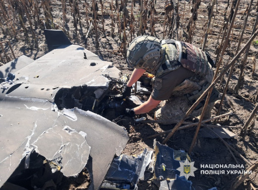 На Ніжинщині вибухотехніки знищили бойову частину ворожого дрону фото На Ніжинщині вибухотехніки знищили бойову частину ворожого дрону фото
