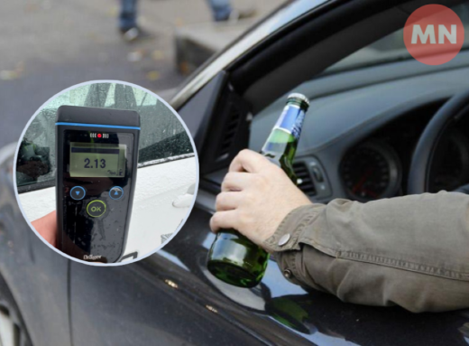 На Ніжинщині поліція зупинила водія напідпитку: понад два проміле в крові фото