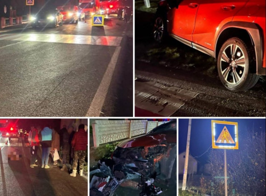Суддя на Lexus збила двох пішоходів на Івано-Франківщині: одна людина загинула фото