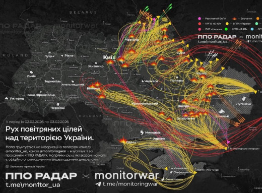 ППО знищила 450 із 521 повітряної цілі: Росія здійснила наймасштабнішу атаку з початку року фото