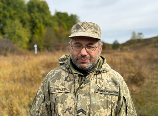 Ніжинець Сергій Щербак, позивний “Писар”: «Зарядив карабін і поїхав з хлопцями на позицію, ми були як «махновці» фото