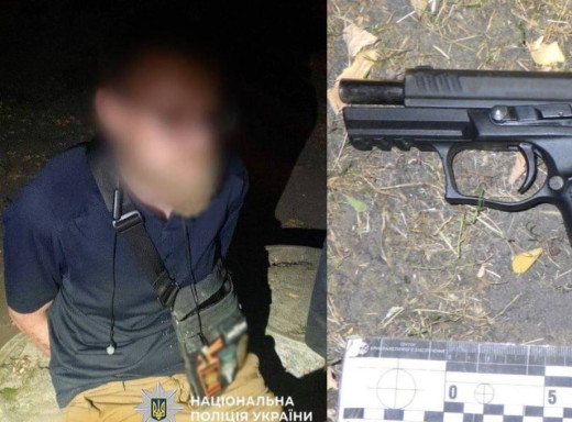 У Києві затримали чоловіка, який стріляв з травматичної зброї, святкуючи перемогу Усика фото У Києві затримали чоловіка, який стріляв з травматичної зброї, святкуючи перемогу Усика фото