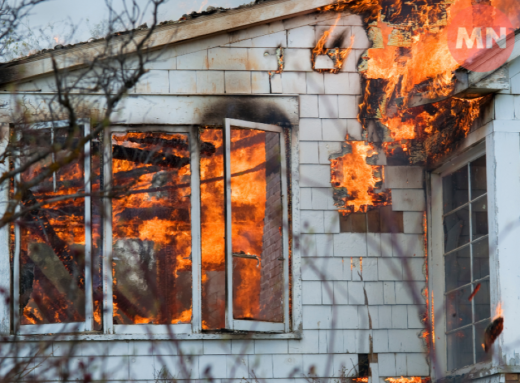 У Ніжинському районі сталася пожежа житлового будинку фото