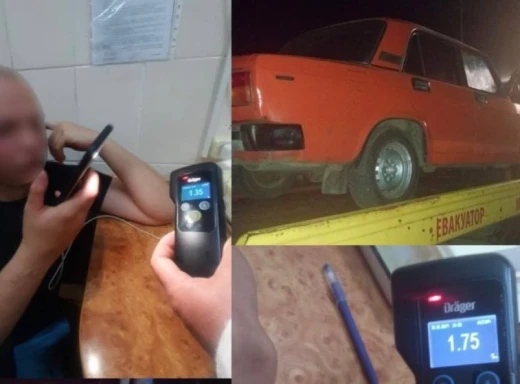 За одну ніч на Чернігівщині затримали пʼятьох п’яних водіїв фото
