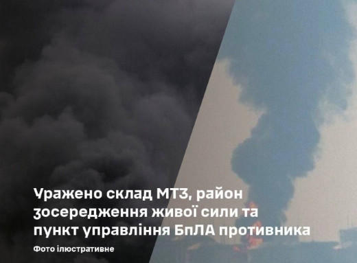 На полігоні «Капустин Яр» пошкоджено об’єкти обслуговування балістичних ракет, повідомив Генштаб фото