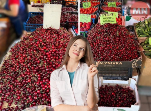 Сезон черешні в Ніжині: скільки коштує ягода на місцевому ринку фото