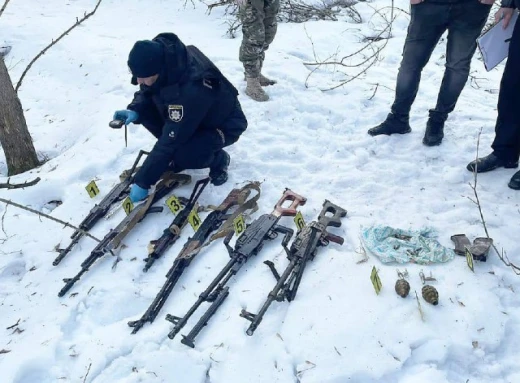 На Чернігівщині виявили схрон з арсеналом зброї: подробиці фото