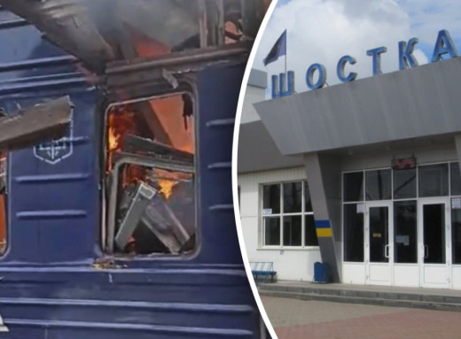 Російський удар по вокзалу в Шостці: десятки постраждалих фото
