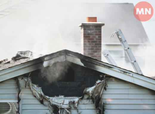 Пожежа господарчої будівлі у Ніжині: знищено покрівлю та майно фото