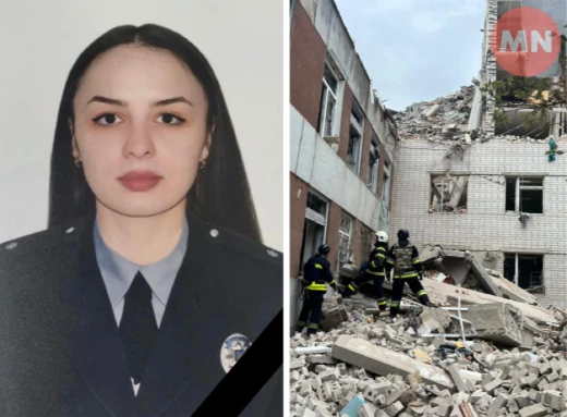 Ракетний удар по Чернігову: загинула поліцейська Аліна Миколаєць фото