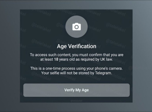 Telegram тестує перевірку віку через скан обличчя щоб обмежити доступ до контенту 18+ фото Telegram тестує перевірку віку через скан обличчя щоб обмежити доступ до контенту 18+ фото