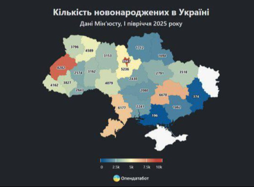 На одного новонародженого – троє померлих: Мін'юст оприлюднив шокуючу статистику фото На одного новонародженого – троє померлих: Мін'юст оприлюднив шокуючу статистику фото