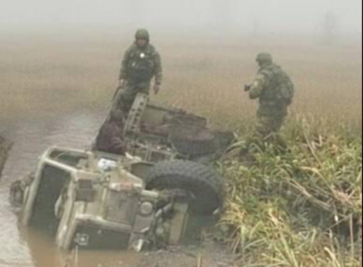 Після прориву дамби на Бєлгородщині російські бліндажі опинилися під водою фото Після прориву дамби на Бєлгородщині російські бліндажі опинилися під водою фото