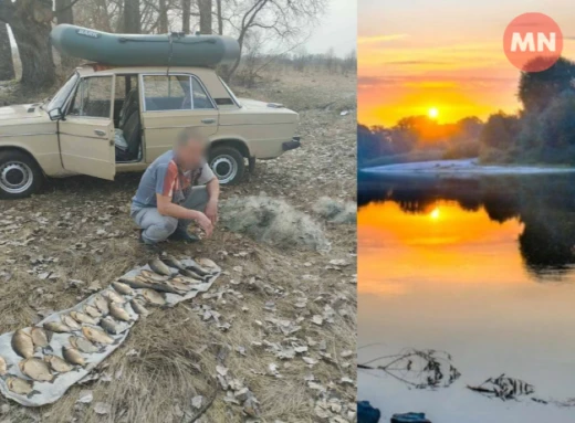 На Чернігівщині браконьєр наловив риби на 50 тисяч гривень штрафу фото