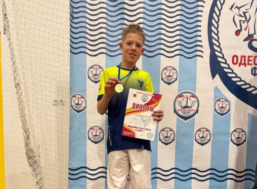 Каратист із Ніжина Артур Сорокін здобув «срібло» на Чемпіонаті Одеси фото