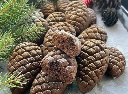 Пряне шоколадне печиво “Шишки”: обов'язково готуємо на десерт фото
