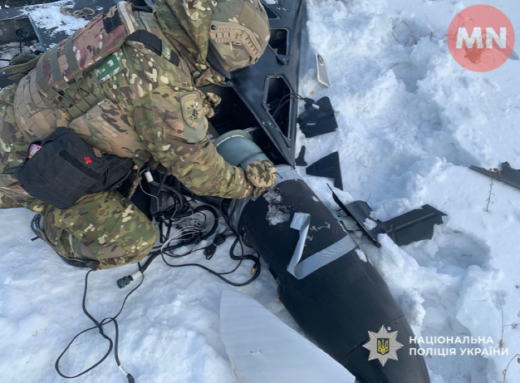 На Чернігівщині знешкодили бойову частину ворожого дрона фото