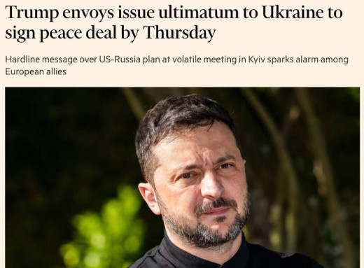 США посилюють тиск на Київ і ЄС щодо плану Трампа, який «майже не обговорюється» — FT фото