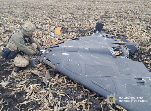 На Ніжинщині вибухотехніки поліції знищили залишки ворожих безпілотників фото