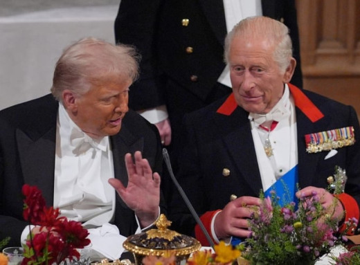 Король Чарльз III під час вечері з Трампом закликав союзників підтримати Україну фото