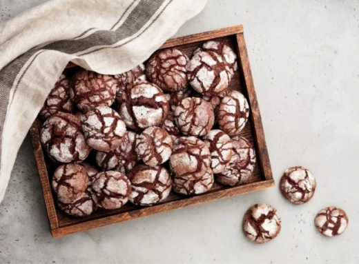 Шоколадне печиво до новорічного столу: суботній рецепт фото