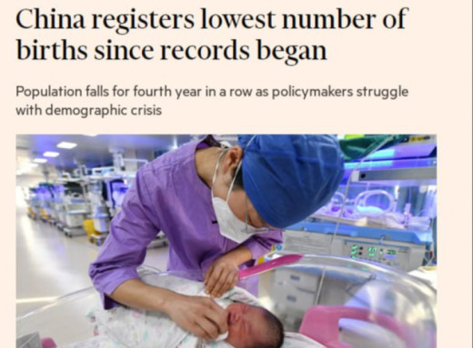 У Китаї зафіксували найнижчу народжуваність за всю історію спостережень фото