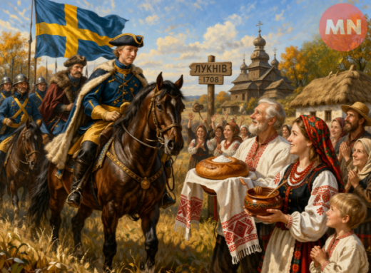 Як на Чернігівщині зустрічали шведського короля Карла ХІІ: історія