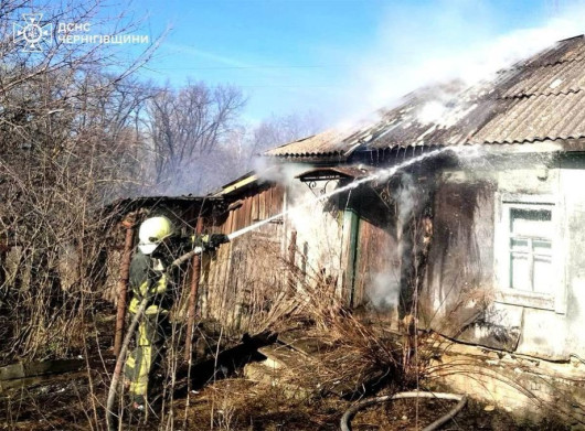 За добу на Чернігівщині сталося 8 пожеж: горіли будівлі та природні екосистеми