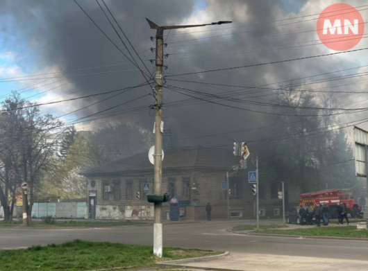 У Прилуках російський беспілотник влучив у відділ поліції