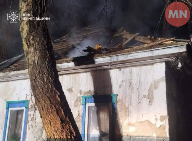 Ворог атакував Чернігівщину дронами: у Ніжинському районі сталася пожежа