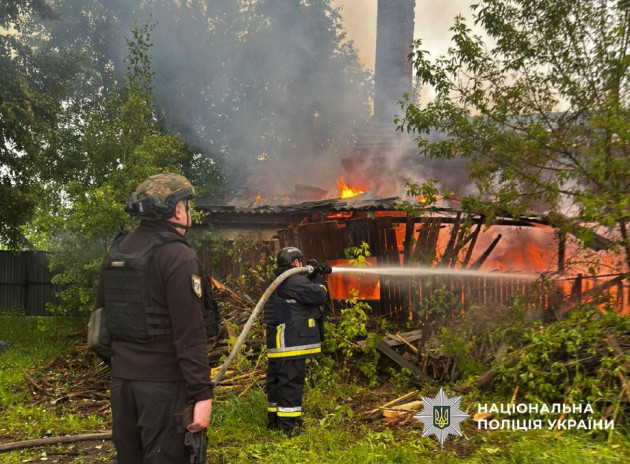 Унаслідок атаки росіян на Чернігівщині пошкоджено залізничні колії, авто, пилорама
